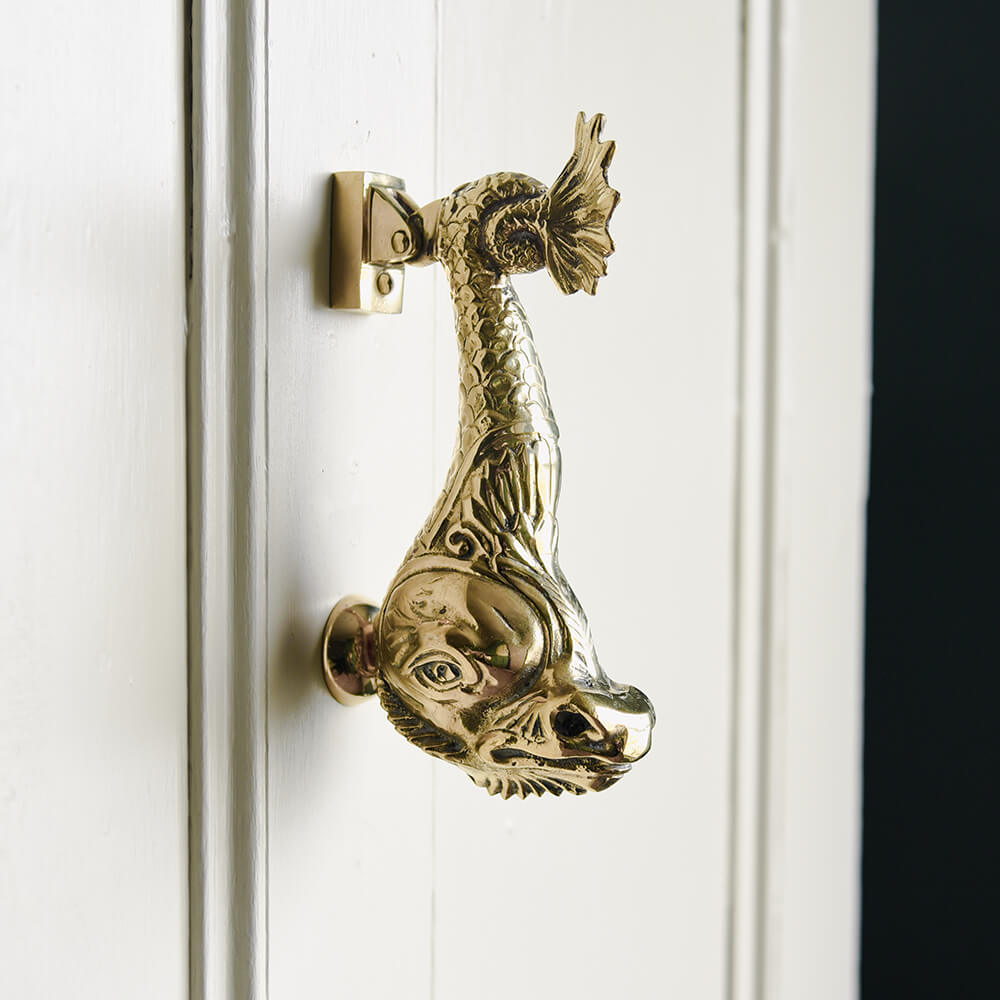 Brass dragon door knocker Chinese dragon door knocker