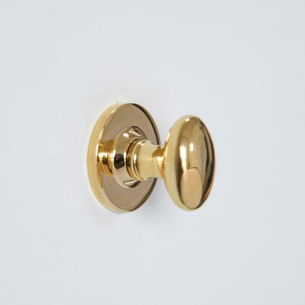 Bathroom Thumb Turn & Release in Gold Polished Brass - Handle King Ireland
