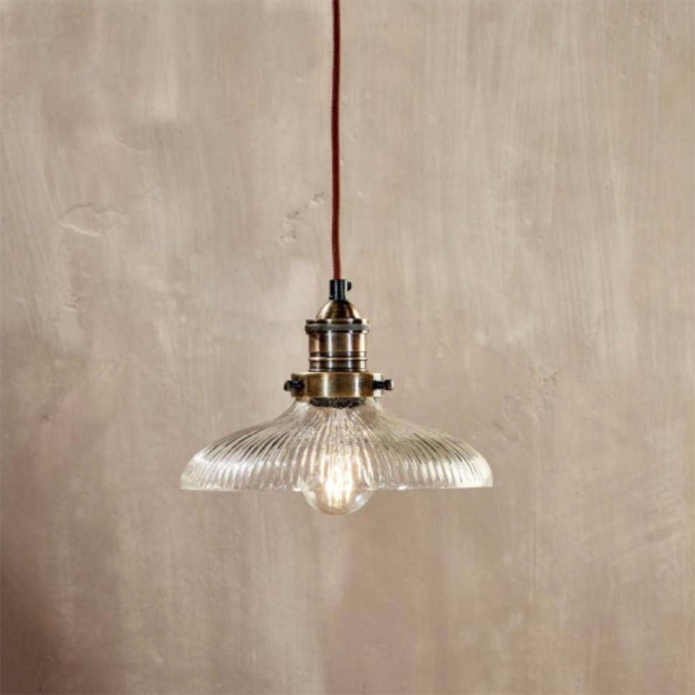 Brass glass on sale ceiling light