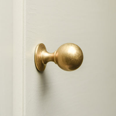 Aged Brass Penrose Cabinet Knob