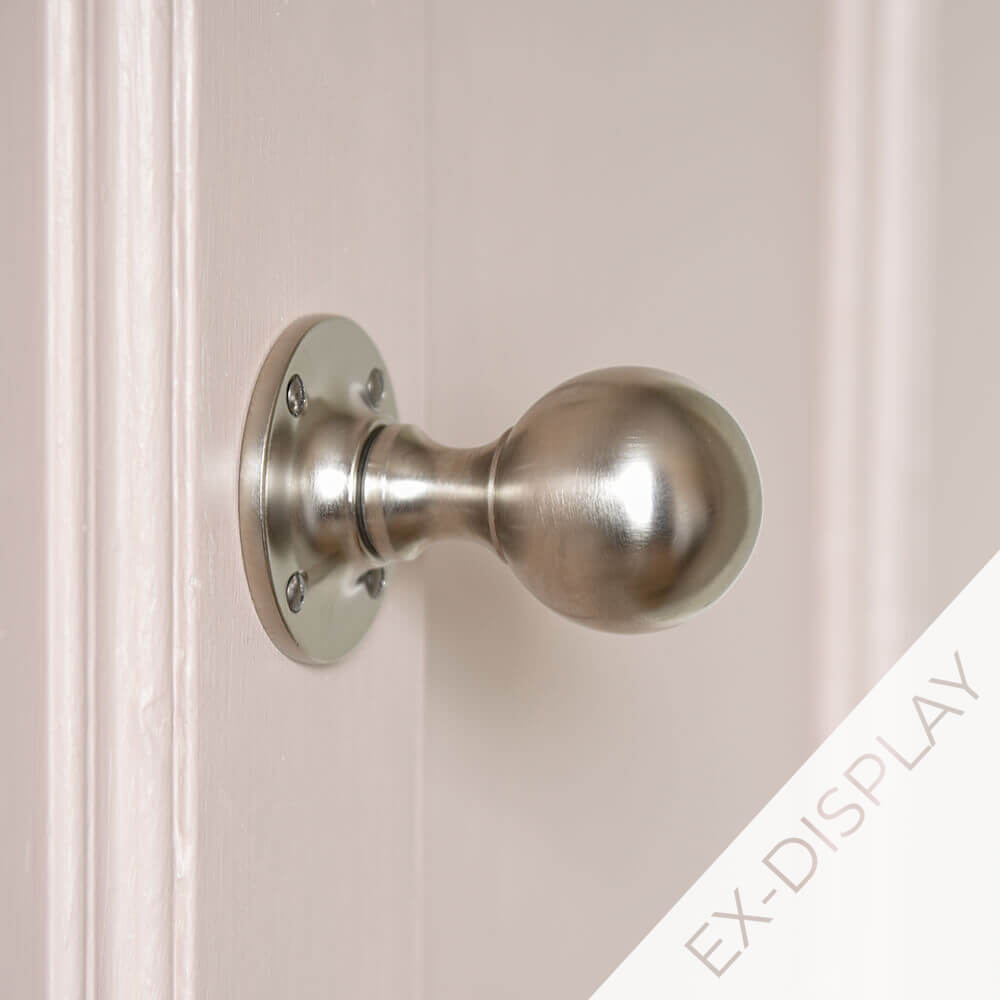 Ex Display - Satin Nickel Round Door Knobs