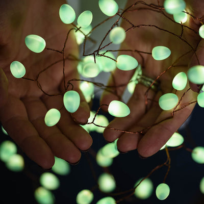 Mint Green Teardrop Fairy Lights