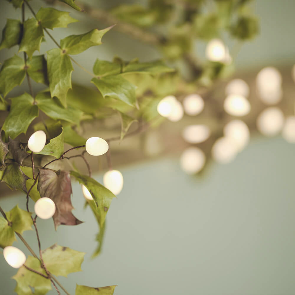 Bright White Teardrop Fairy Lights