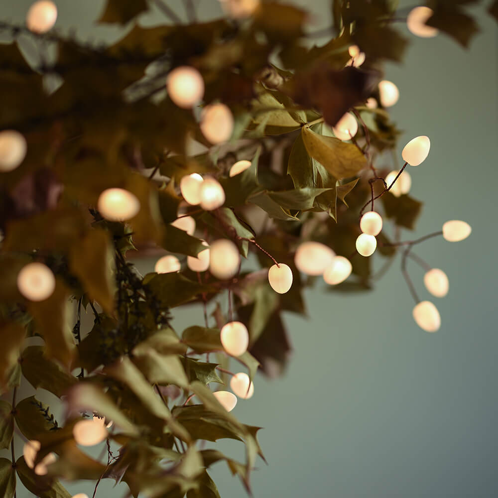 Warm White Teardrop Fairy Lights