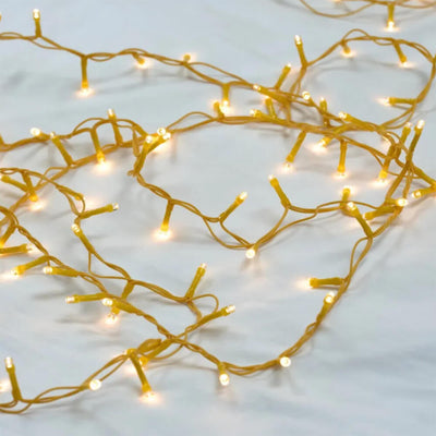 Warm White LED Pin Fairy Lights - Various Colours - Battery