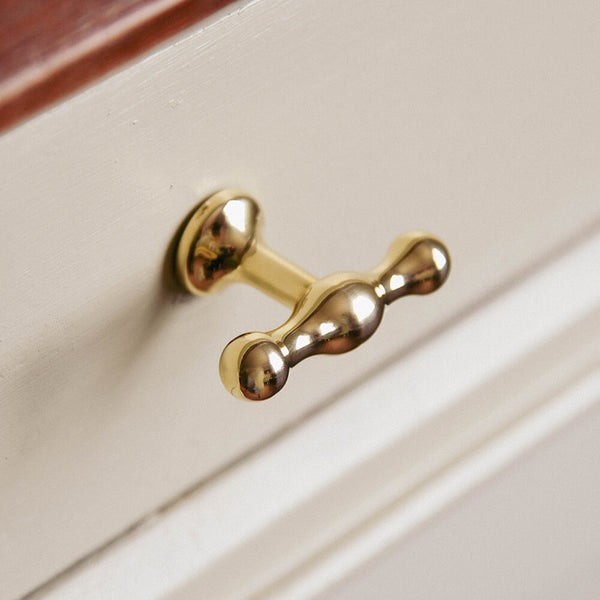 Polished Brass Hex Pull Handle