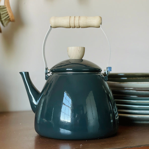 Black Enamel Stove Kettle